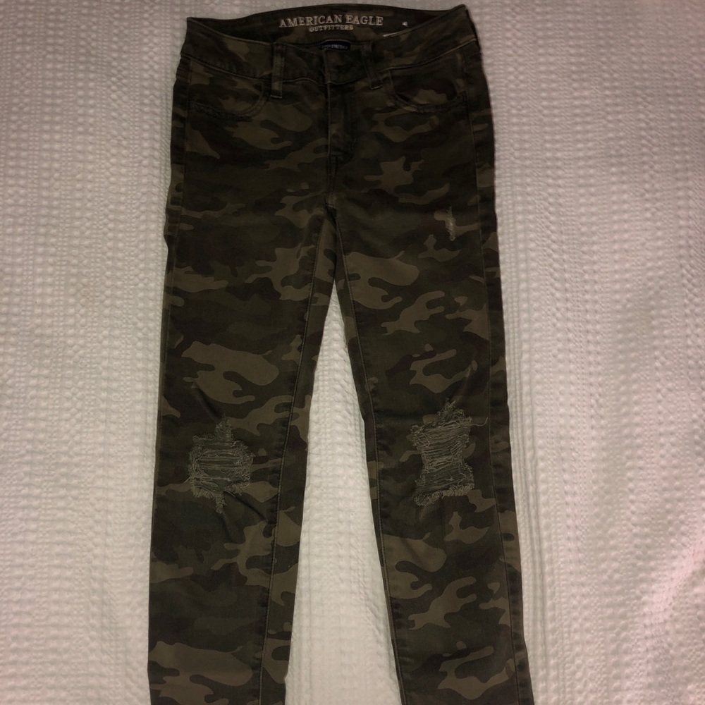 Camouflage jeans from American eagle